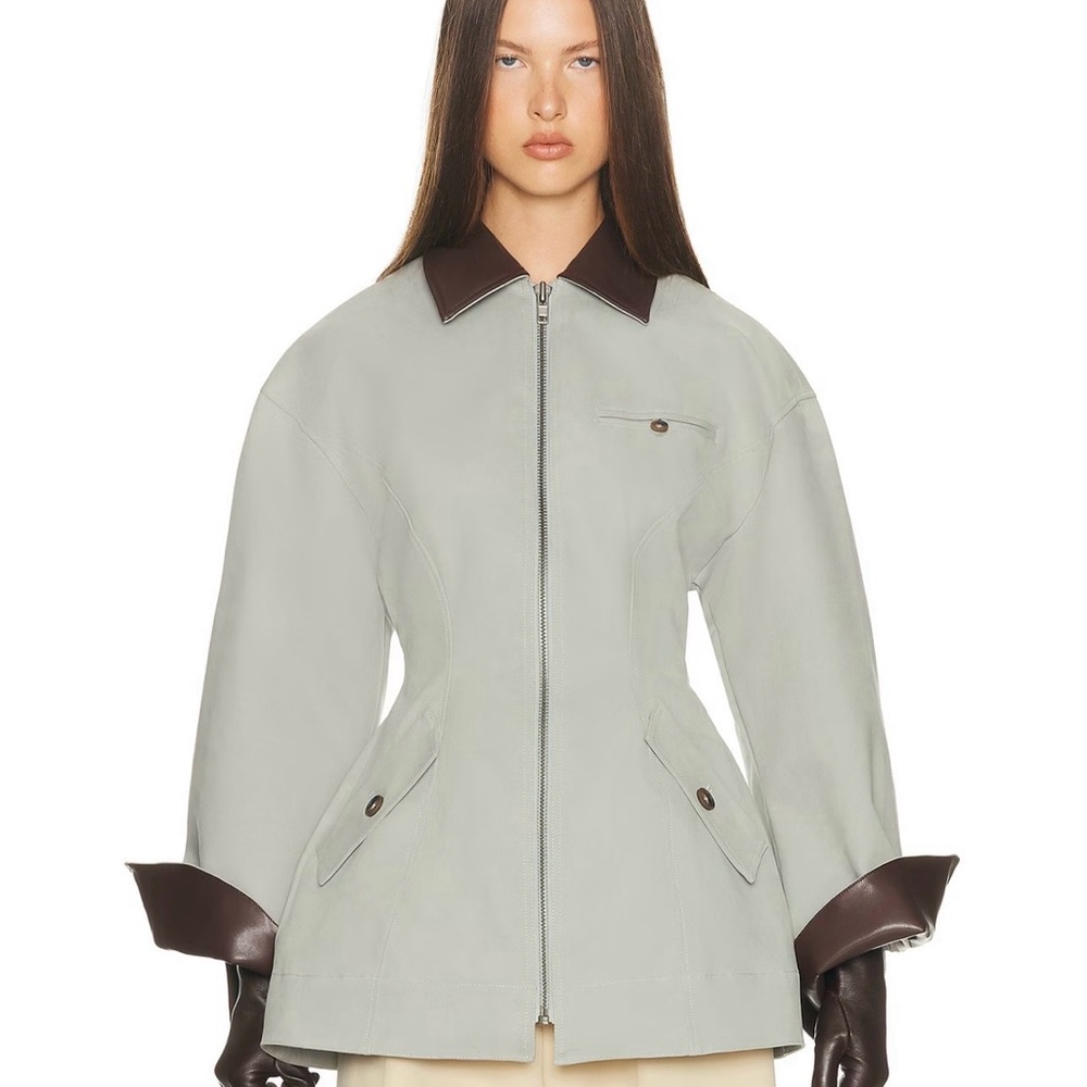 HELSA
The Lady Hunting Jacket With Faux Leather Collar XS